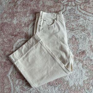 Universal Thread Cream Cropped Vintage Wide Leg Pants